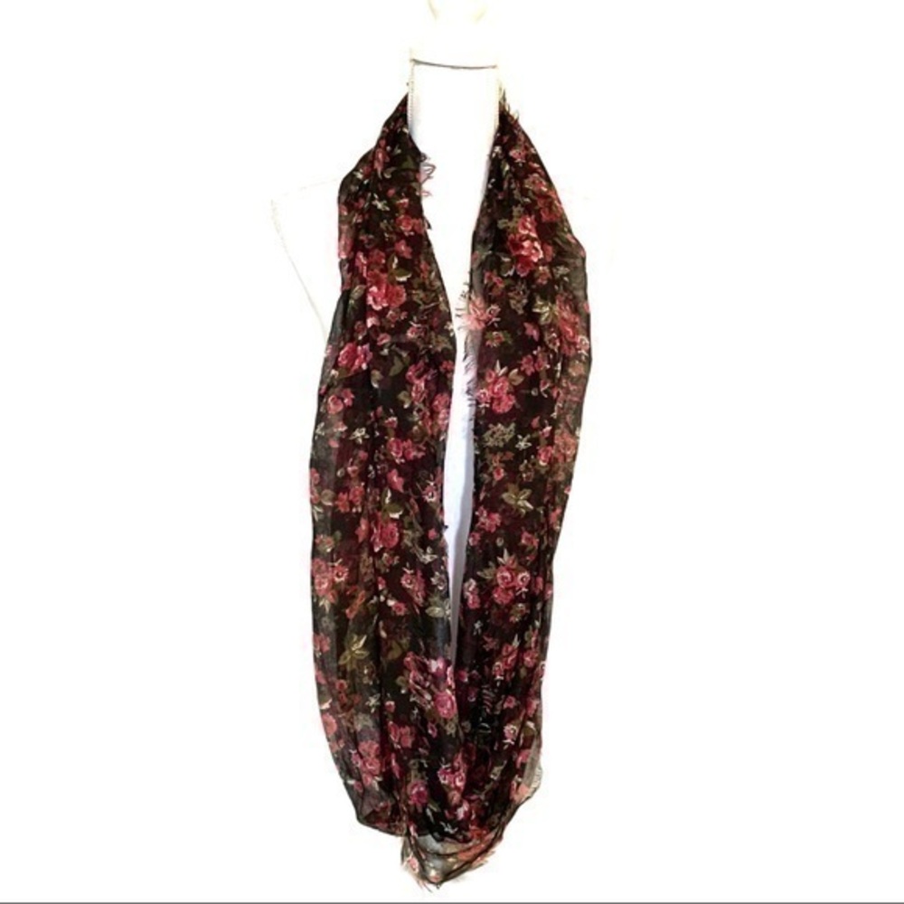 Floral Infiniti scarf